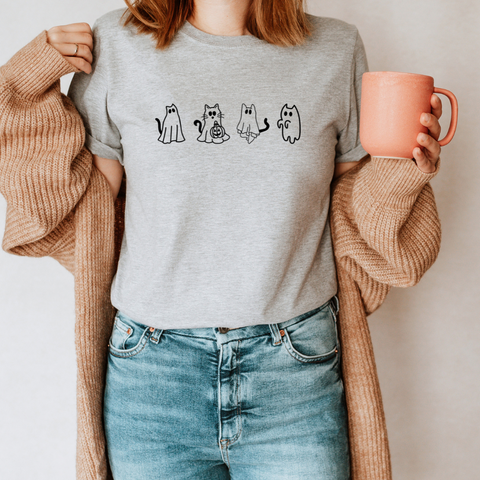 Cat Ghosts T-shirt