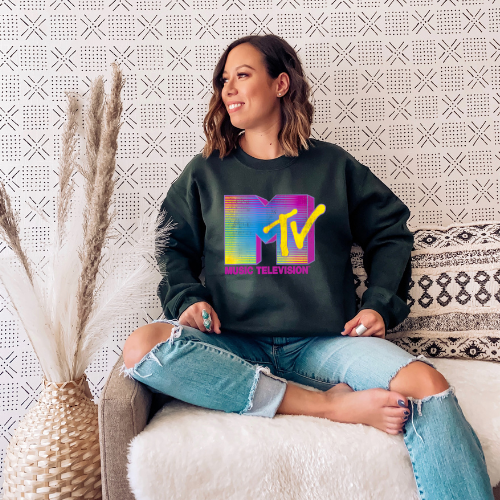 MTV Neon Nostalgia Sweater