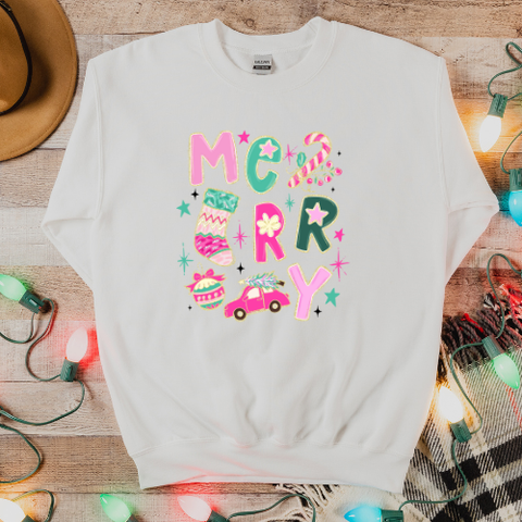 Merry Christmas Crew Neck Sweater