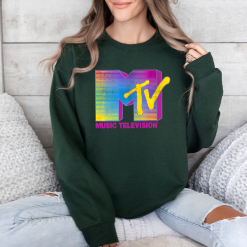 MTV Neon Nostalgia Sweater