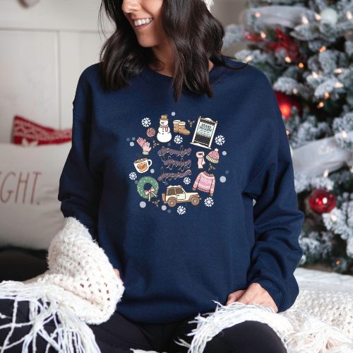Fa la la la Gilmore Girls Crew Neck Sweater