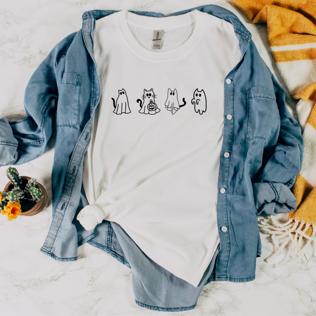 Cat Ghosts T-shirt
