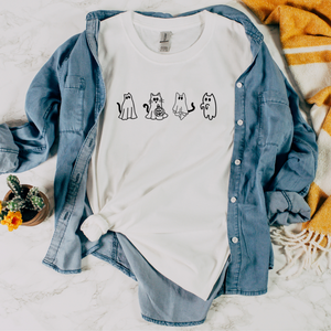 Cat Ghosts T-shirt