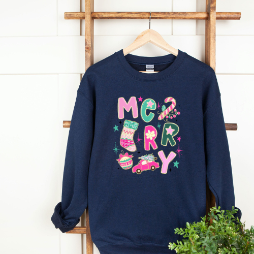 Merry Christmas Crew Neck Sweater
