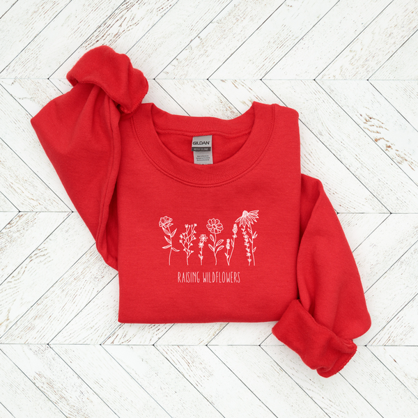 Raising Wildflowers Crew Neck Sweater