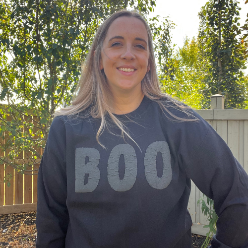 👻 BOO Puff Vinyl Crewneck