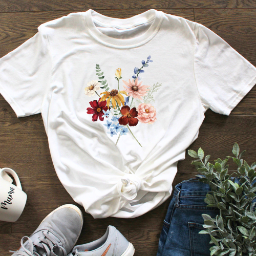 Wild Flower Bouquet T-Shirt