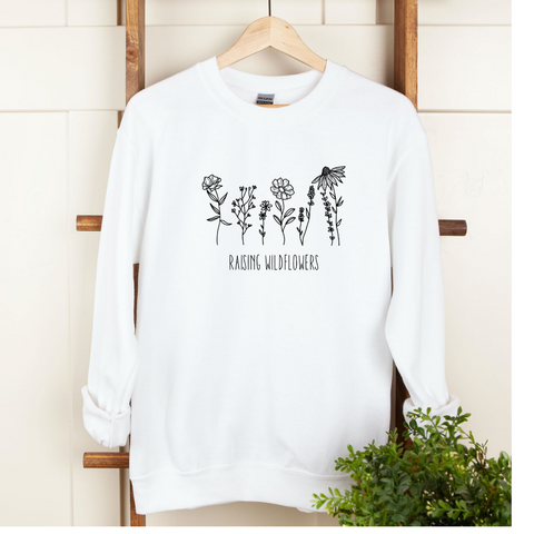 Raising Wildflowers Crew Neck Sweater