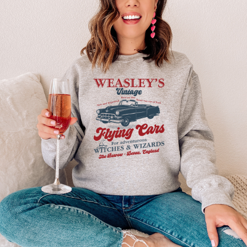 Weasley's Mischief in Motion Crew Neck Sweater