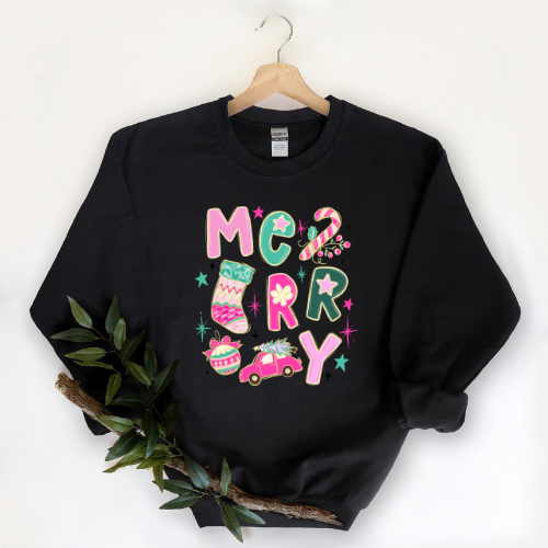 Merry Christmas Crew Neck Sweater