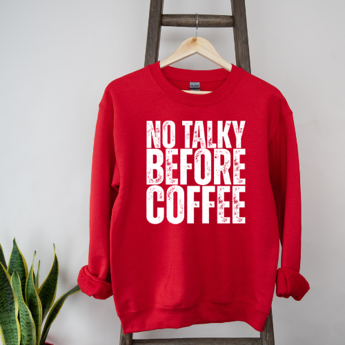 No Talky Before Coffee Sweater