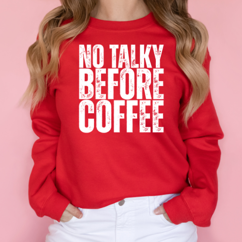 No Talky Before Coffee Sweater