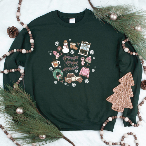 Fa la la la Gilmore Girls Crew Neck Sweater