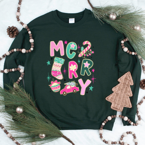 Merry Christmas Crew Neck Sweater