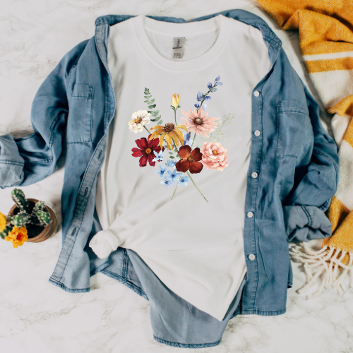 Wild Flower Bouquet T-Shirt