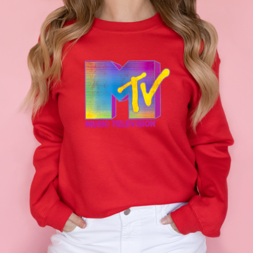 MTV Neon Nostalgia Sweater