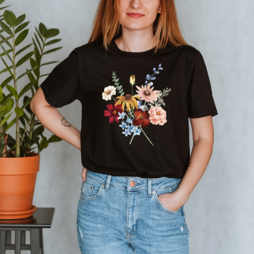 Wild Flower Bouquet T-Shirt