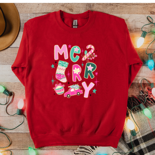 Merry Christmas Crew Neck Sweater