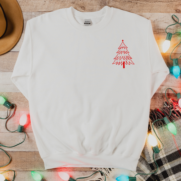 Mini Tree Crew Neck Sweater