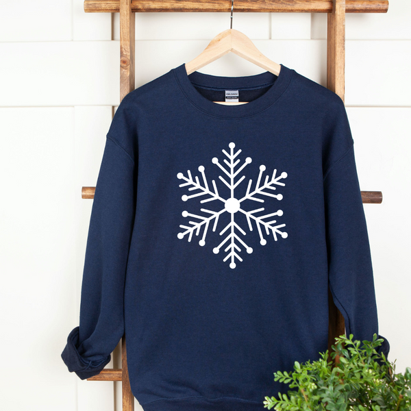 Snowflake Crew Neck Sweater