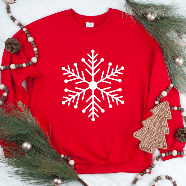 Snowflake Crew Neck Sweater
