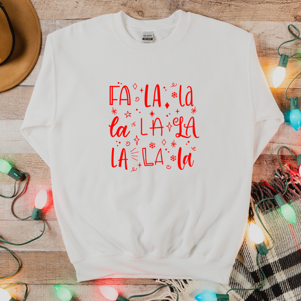 Fa la la la Crew Neck Sweater