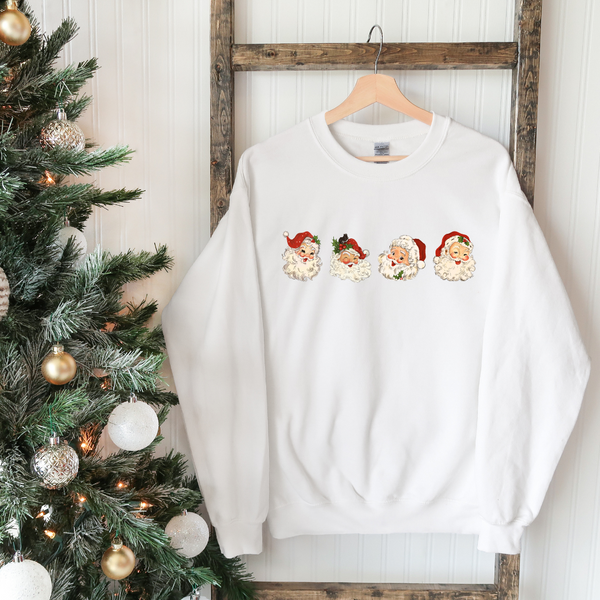Vintage Santa Crew Neck Sweater
