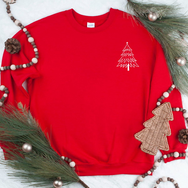 Mini Tree Crew Neck Sweater