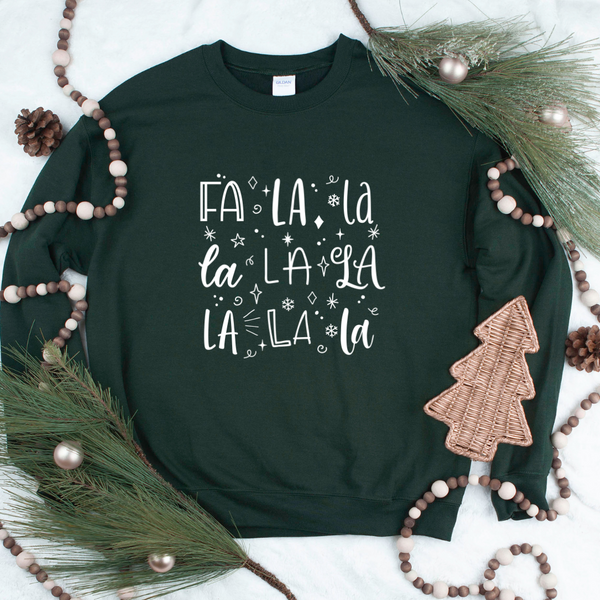 Fa la la la Crew Neck Sweater
