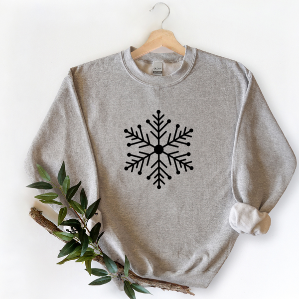 Snowflake Crew Neck Sweater