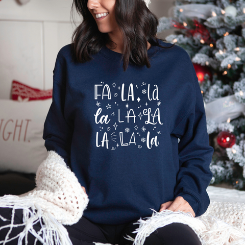 Fa la la la Crew Neck Sweater