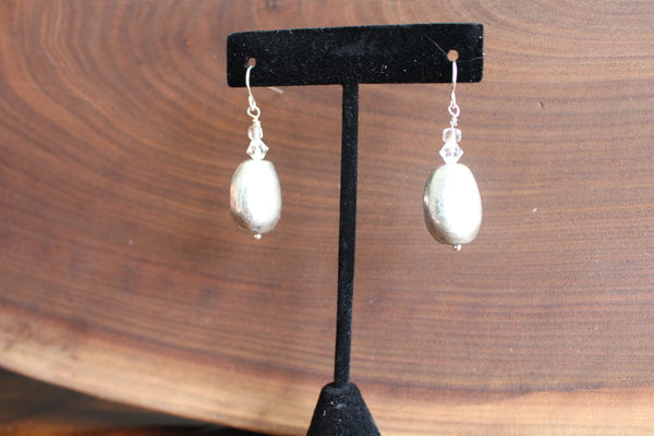 Silver bead Earrings