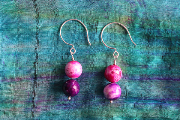 Fire agate Earrings
