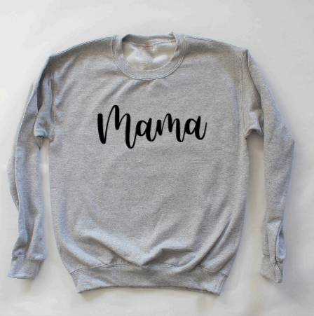 Mama Crew Neck Sweater