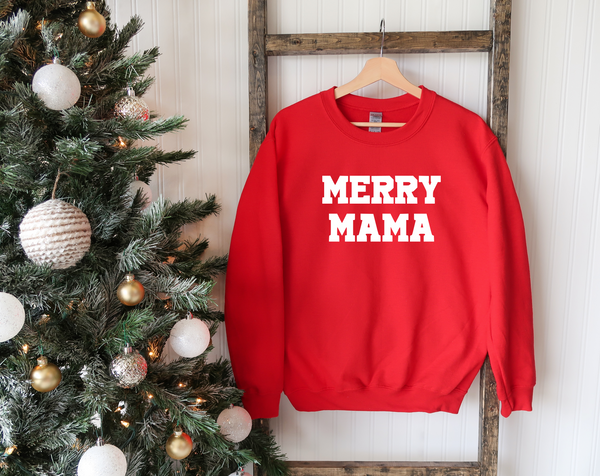 Merry Mama Crew Neck Sweater