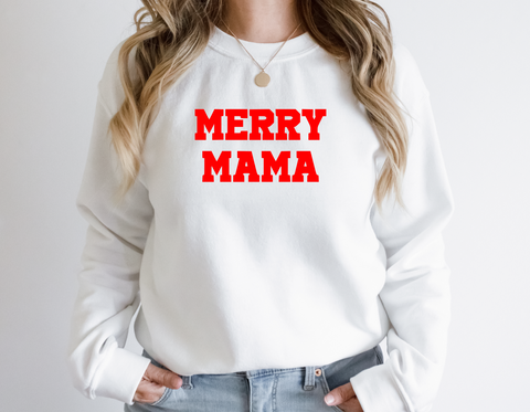 Merry Mama Crew Neck Sweater