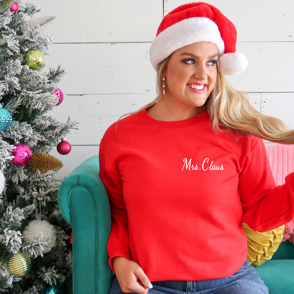 Mrs. Claus Crew Neck Sweater