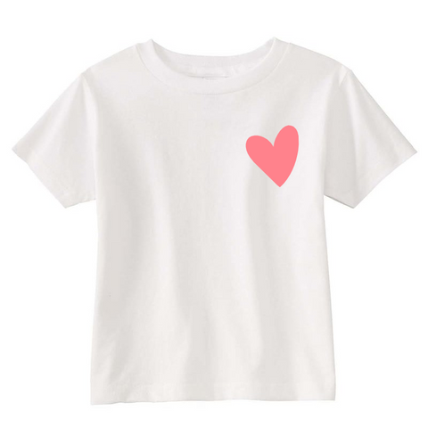 Girls Small Heart Tee