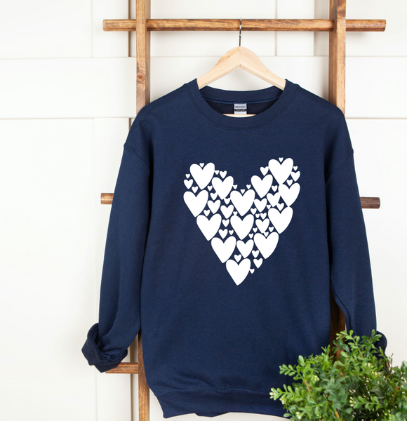 All the Hearts Crew Neck Sweater