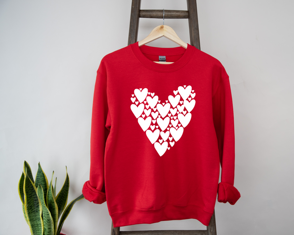 All the Hearts Crew Neck Sweater