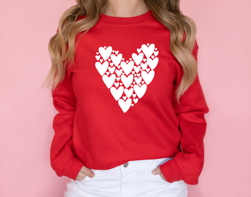 All the Hearts Crew Neck Sweater