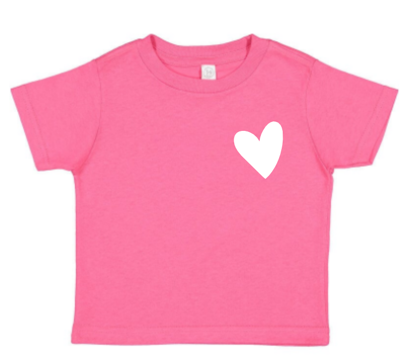 Girls Small Heart Tee