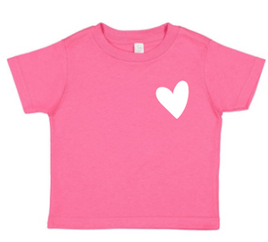 Girls Small Heart Tee