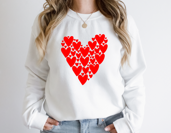 All the Hearts Crew Neck Sweater