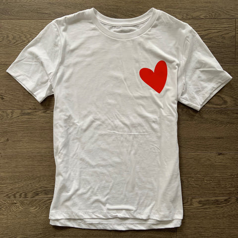White Heart T-Shirt