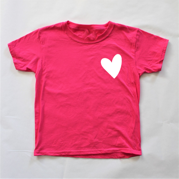 Girls Small Heart Tee